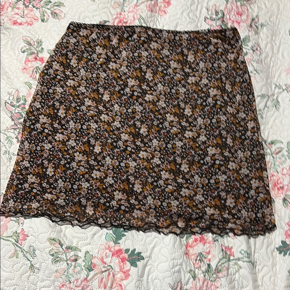 Spring mini skirt